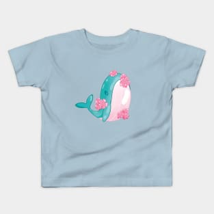 Sakura Whale Kids T-Shirt